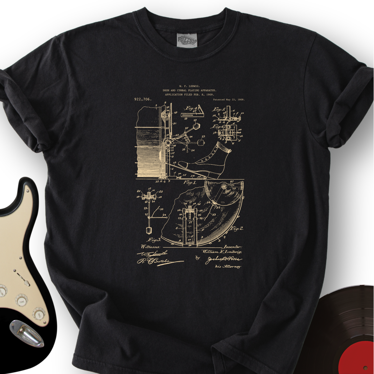 Drum Patent T-Shirt