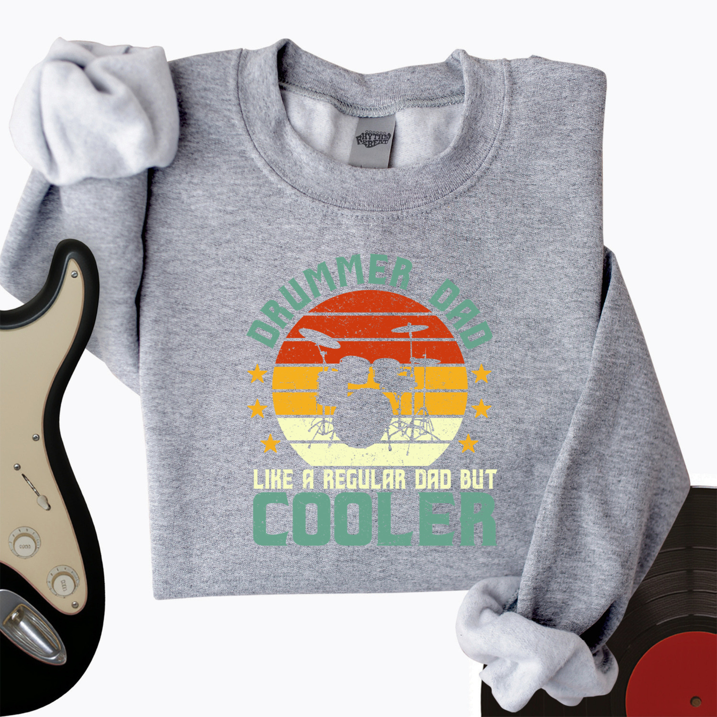 Drummer Dad Crewneck