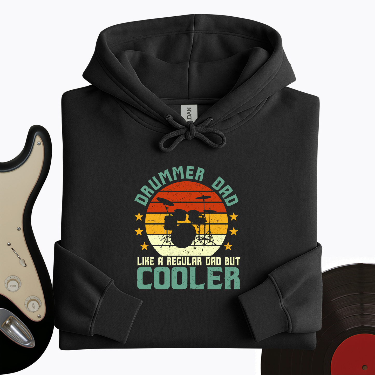 Drummer Dad Hoodie