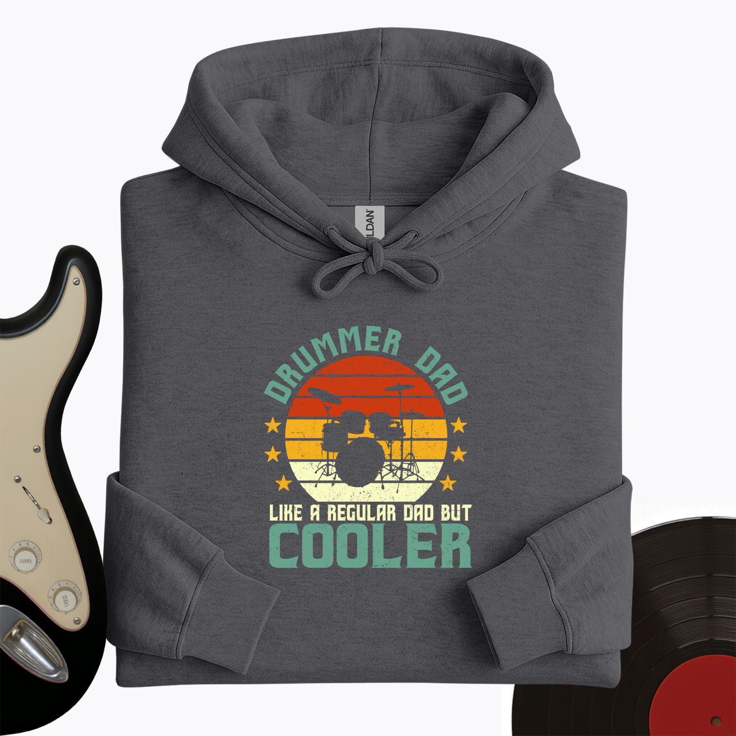 Drummer Dad Hoodie