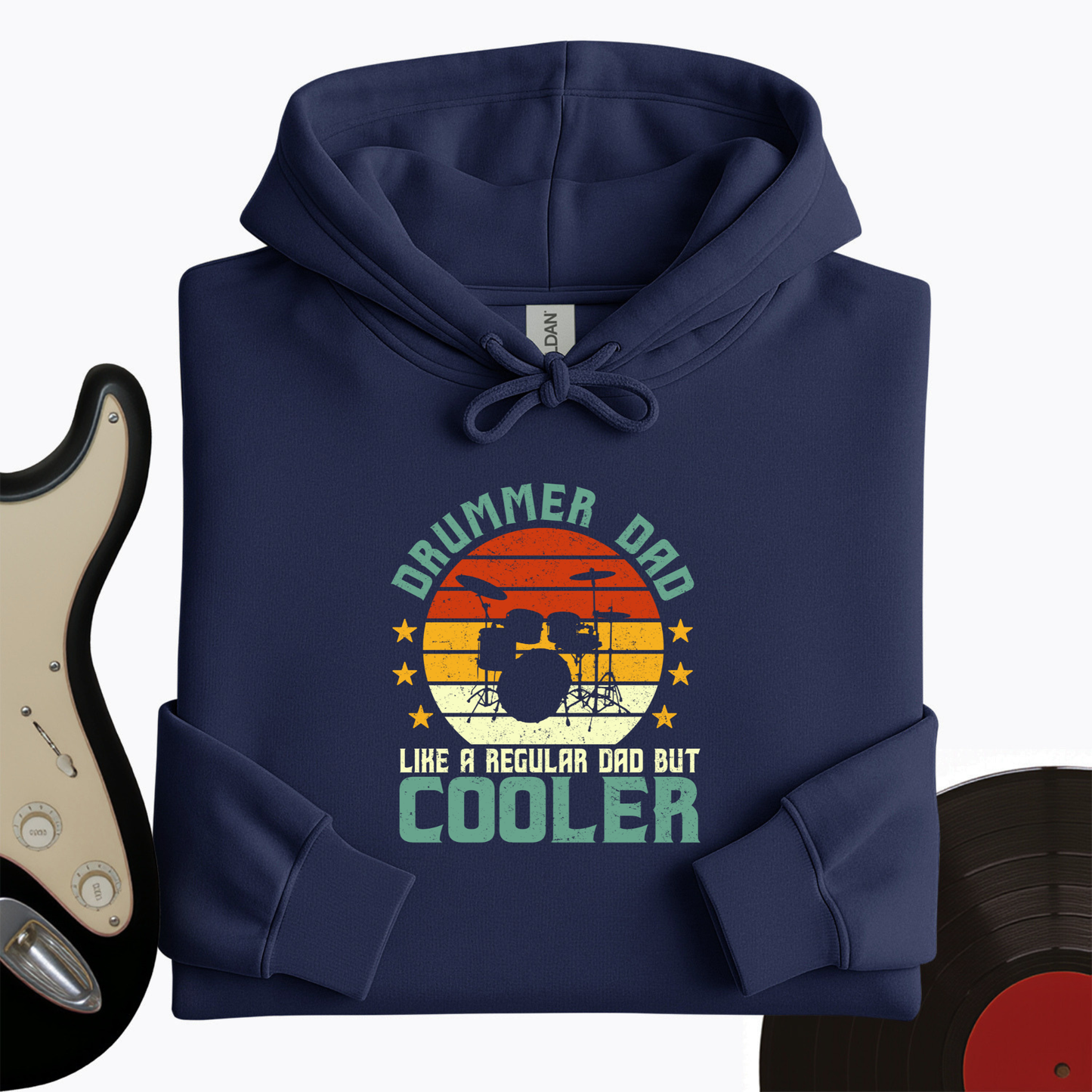 Drummer Dad Hoodie