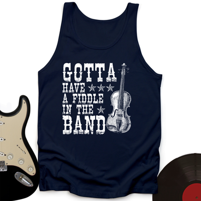 Fiddle Please Unisex Tank