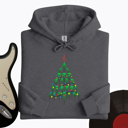Guitar Christmas Tree Hoodie