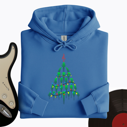 Guitar Christmas Tree Hoodie
