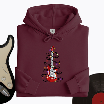 Guitar Christmas Lights Hoodie