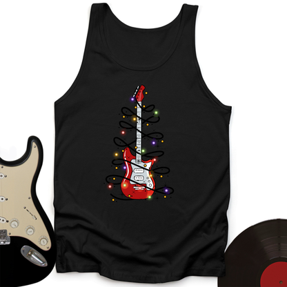 Guitar Christmas Lights Tank Top