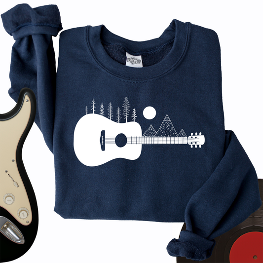 Guitar Mountain Crewneck