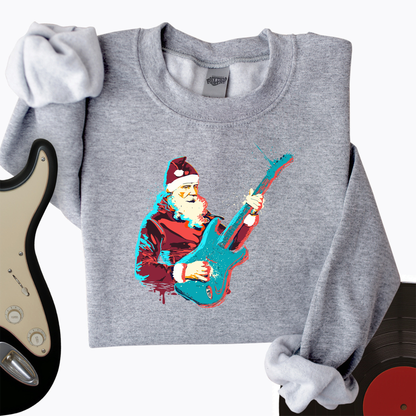 Guitar Santa Crewneck