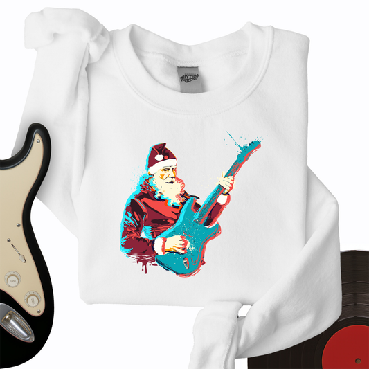 Guitar Santa Crewneck