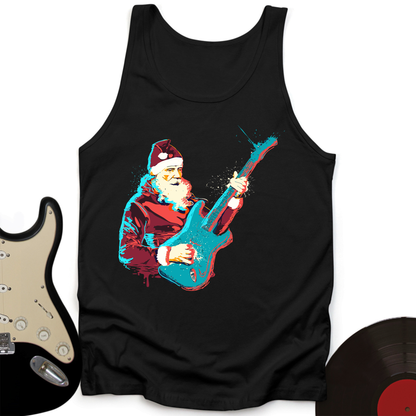 Guitar Santa Tank Top