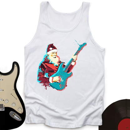 Guitar Santa Tank Top