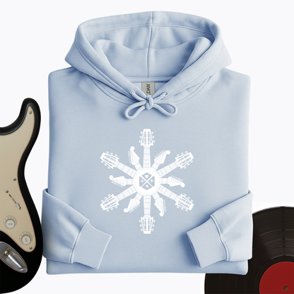 Guitar Snowflake Hoodie