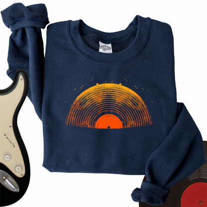 Half Record Crewneck