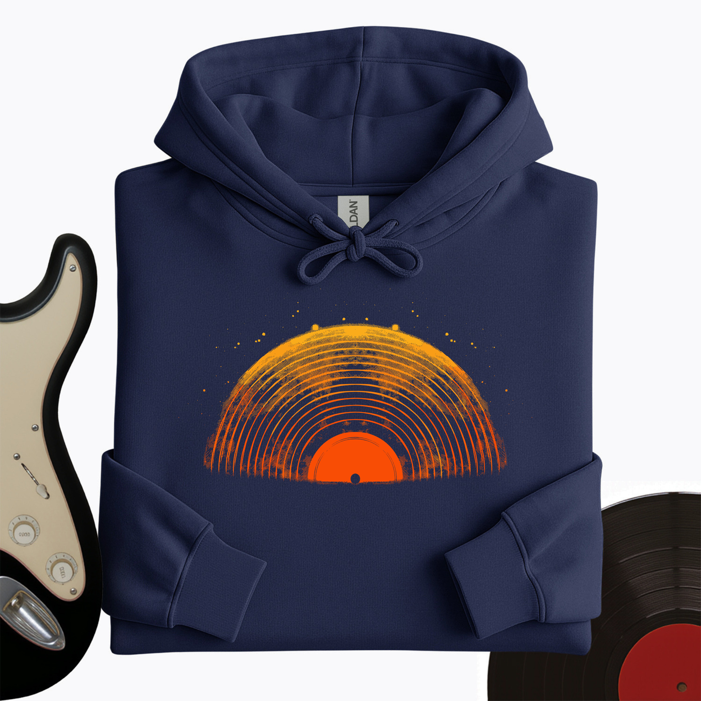 Half Record Hoodie