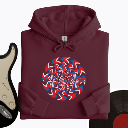 Heartbeat Music Note Hoodie
