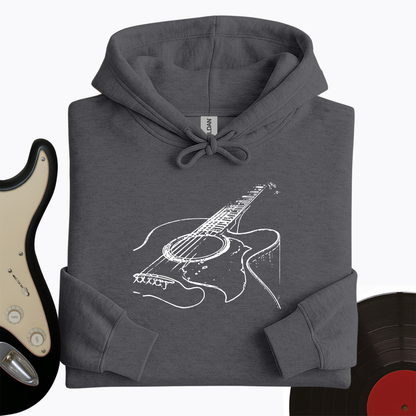 Guitar Sketch Hoodie