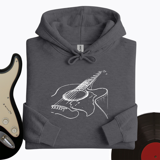 Guitar Sketch Hoodie