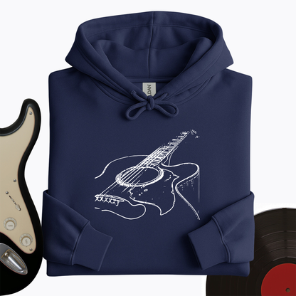 Guitar Sketch Hoodie