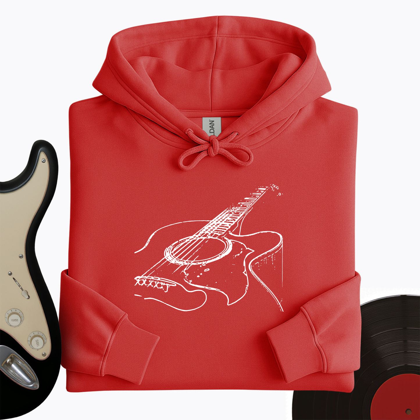 Guitar Sketch Hoodie
