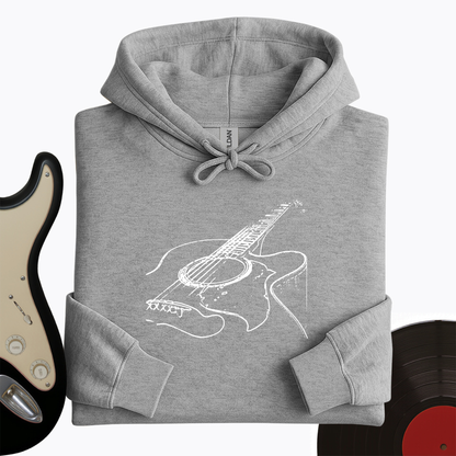 Guitar Sketch Hoodie