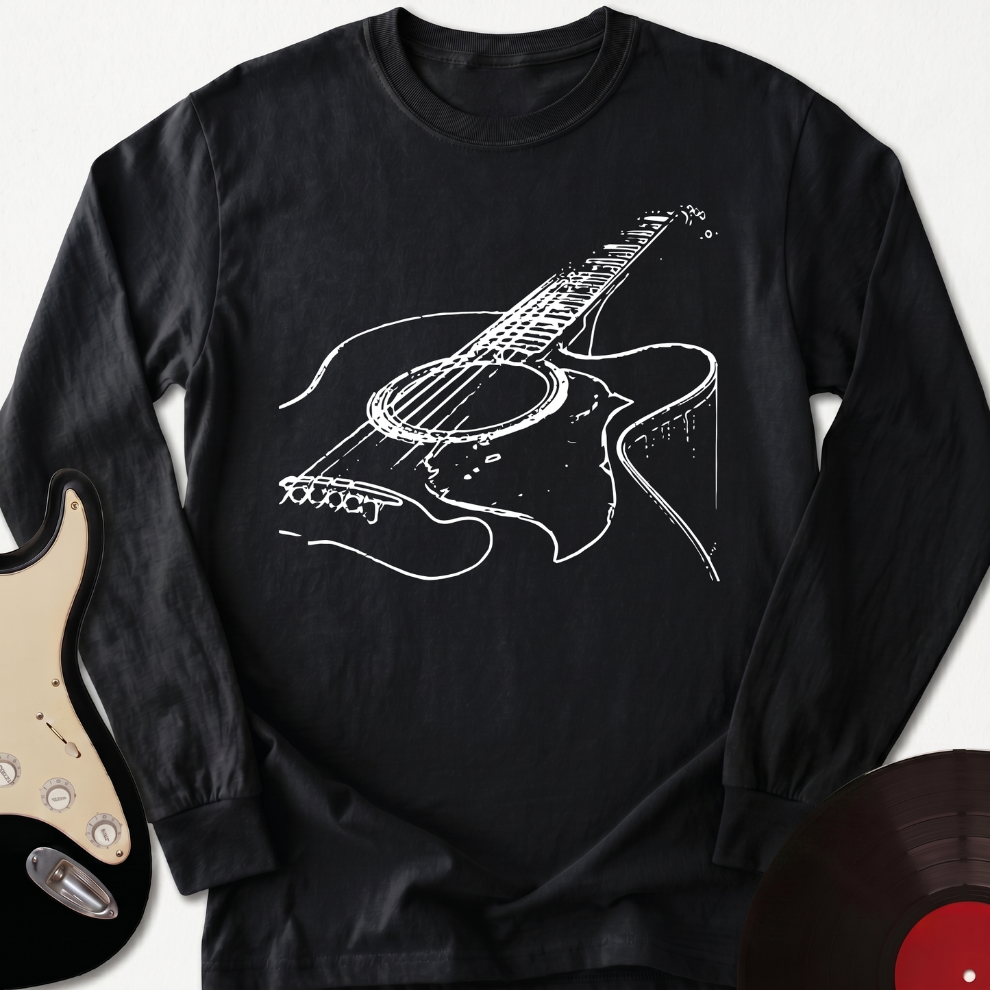Guitar Sketch Long Sleeve