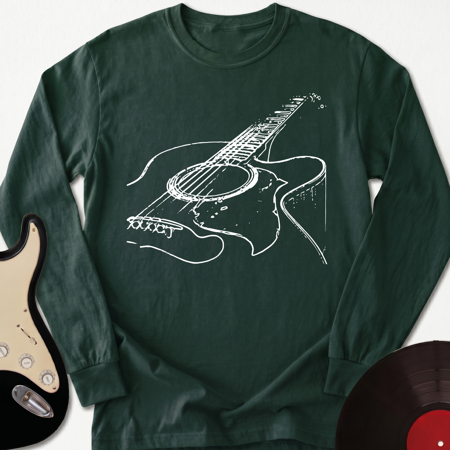 Guitar Sketch Long Sleeve