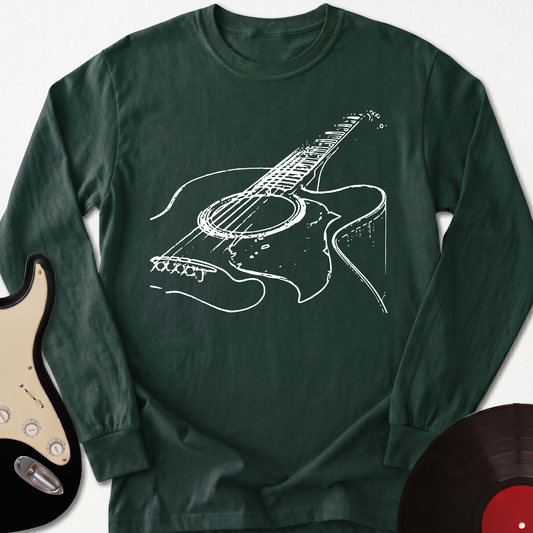 Guitar Sketch Long Sleeve