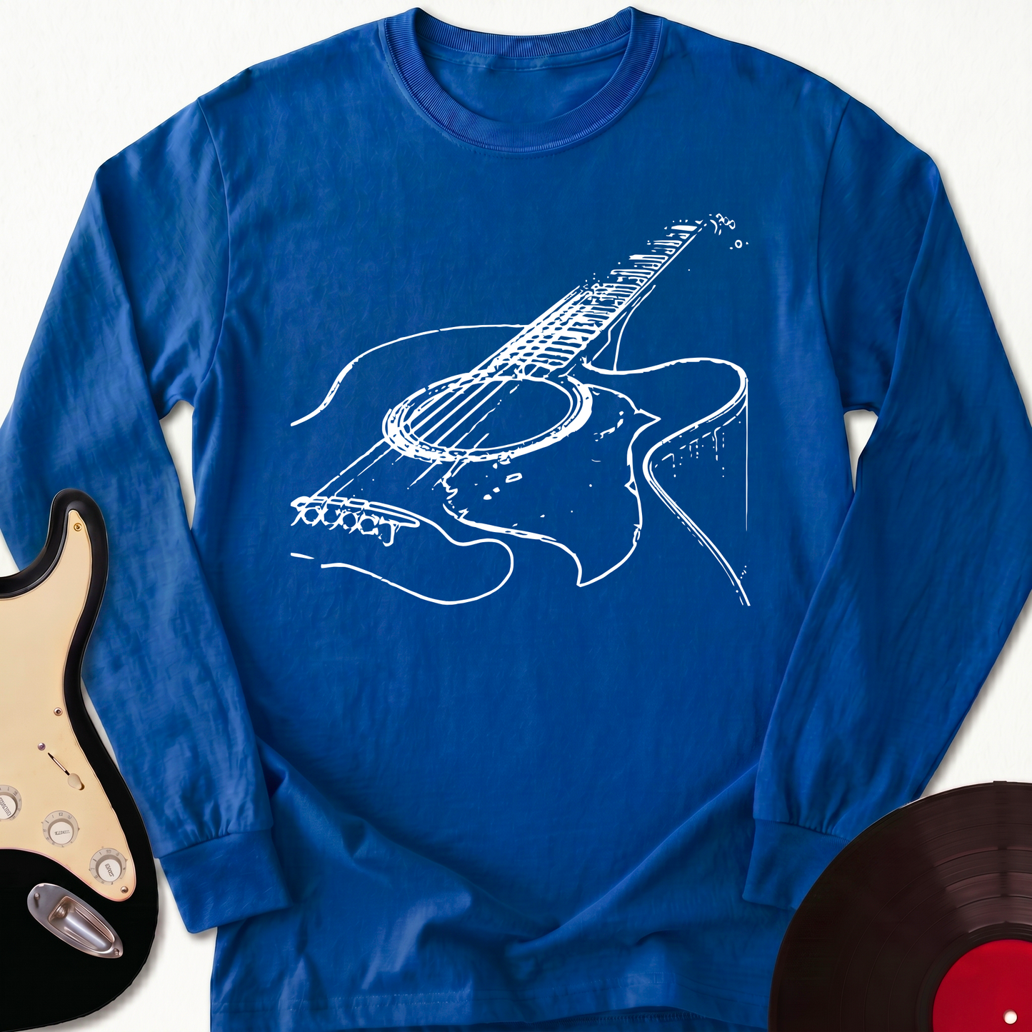 Guitar Sketch Long Sleeve