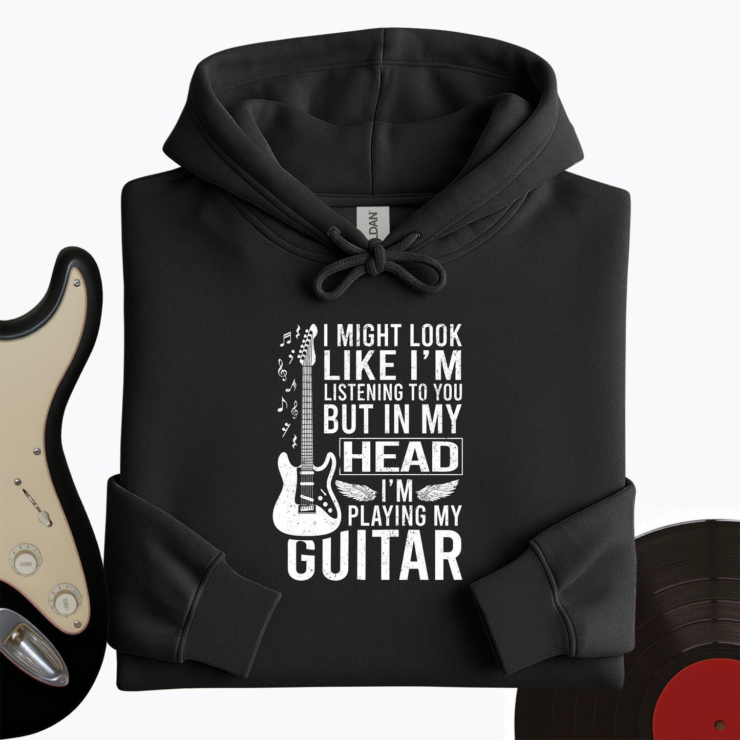 In My Head Guitar Hoodie