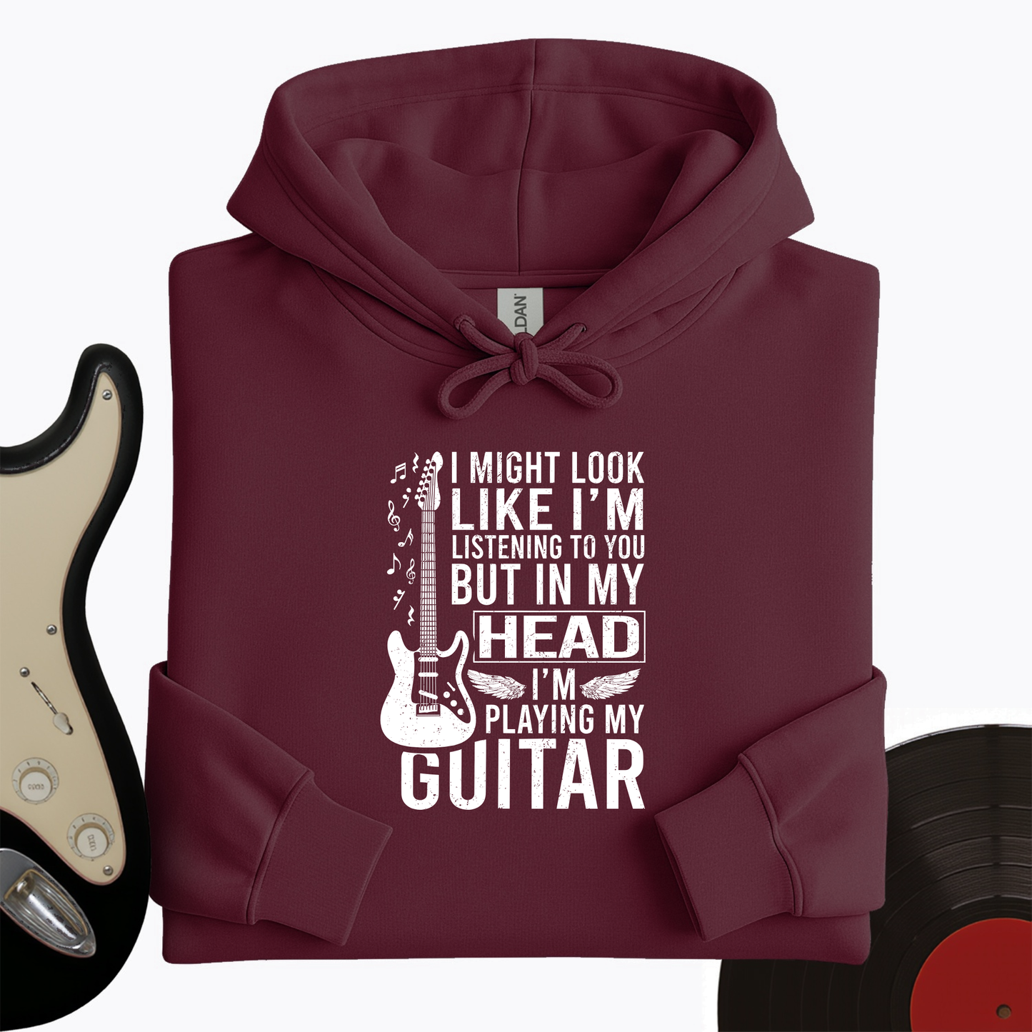 In My Head Guitar Hoodie