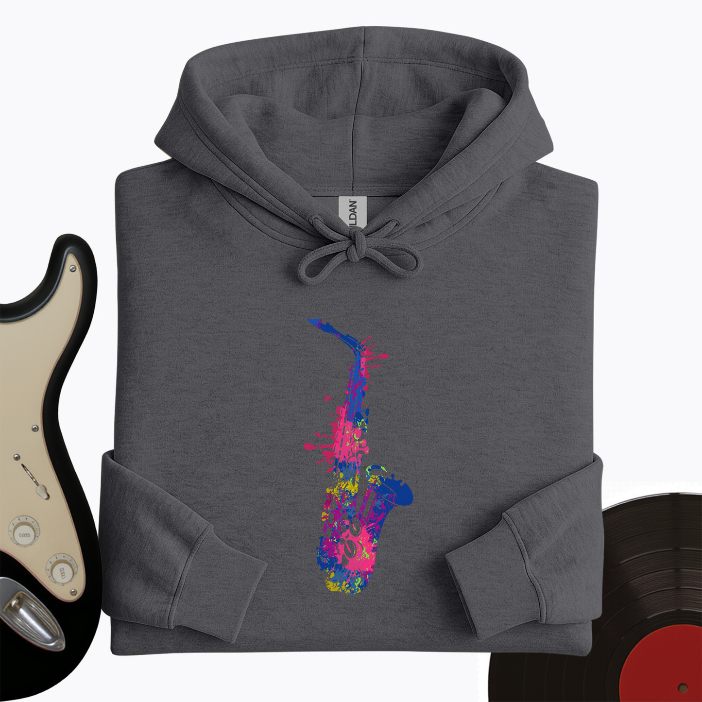 Cartoon Sax Hoodie