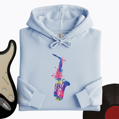 Cartoon Sax Hoodie
