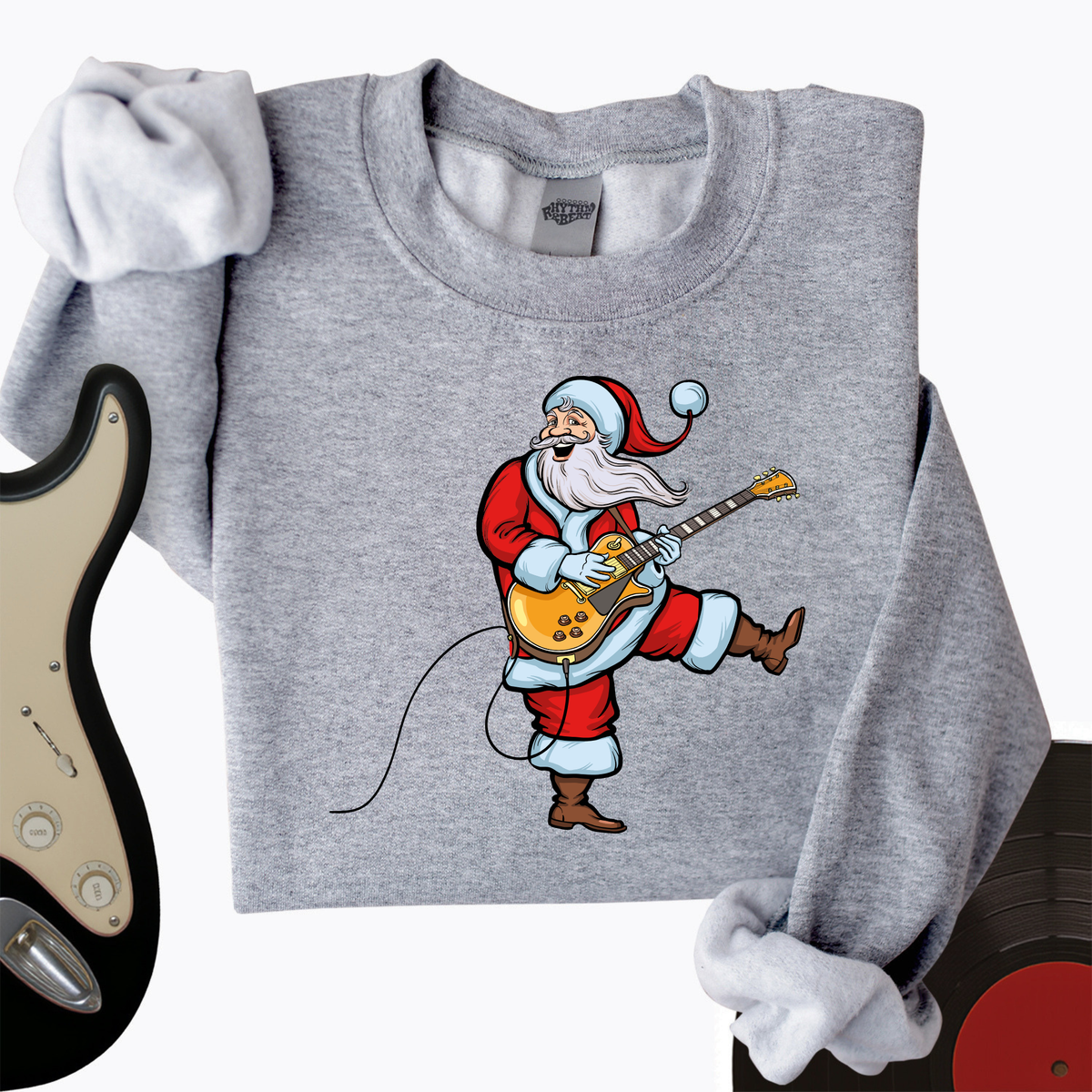 Rockstar Santa Crewneck