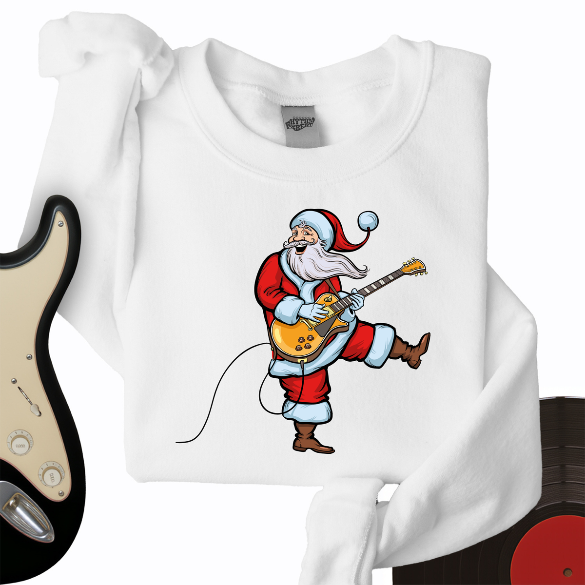 Rockstar Santa Crewneck