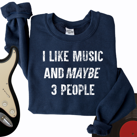 I Like Music Crewneck