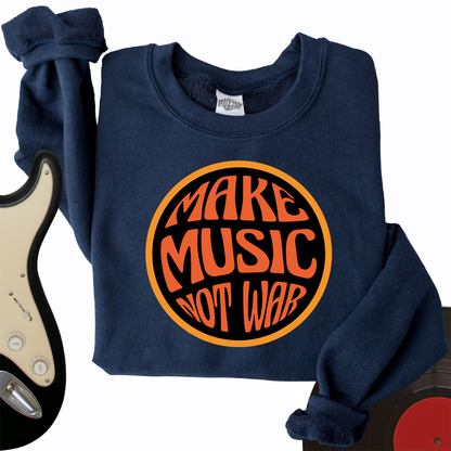 Make Music Groovy Crewneck