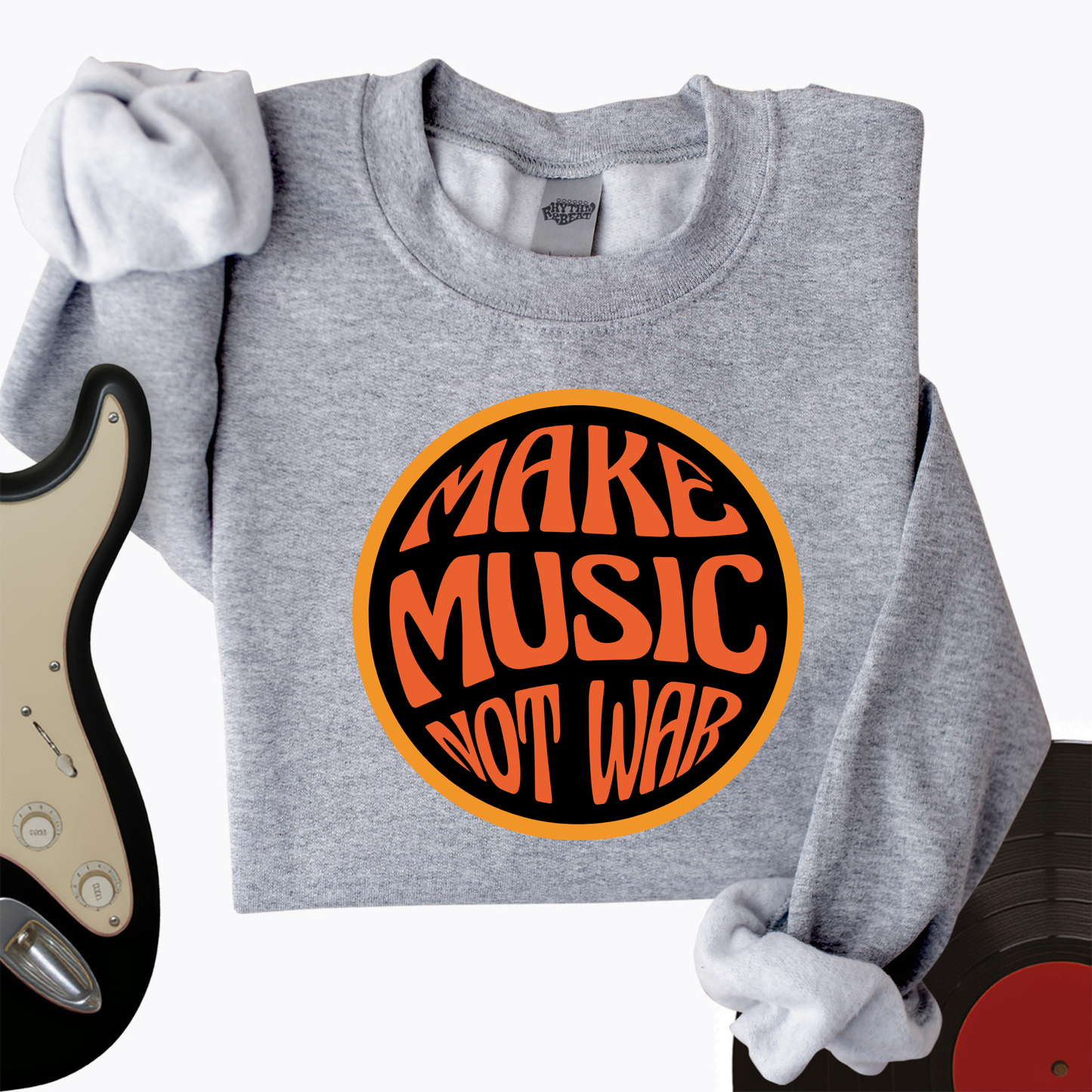 Make Music Groovy Crewneck