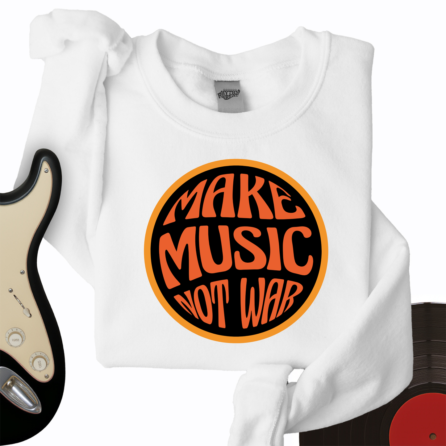 Make Music Groovy Crewneck