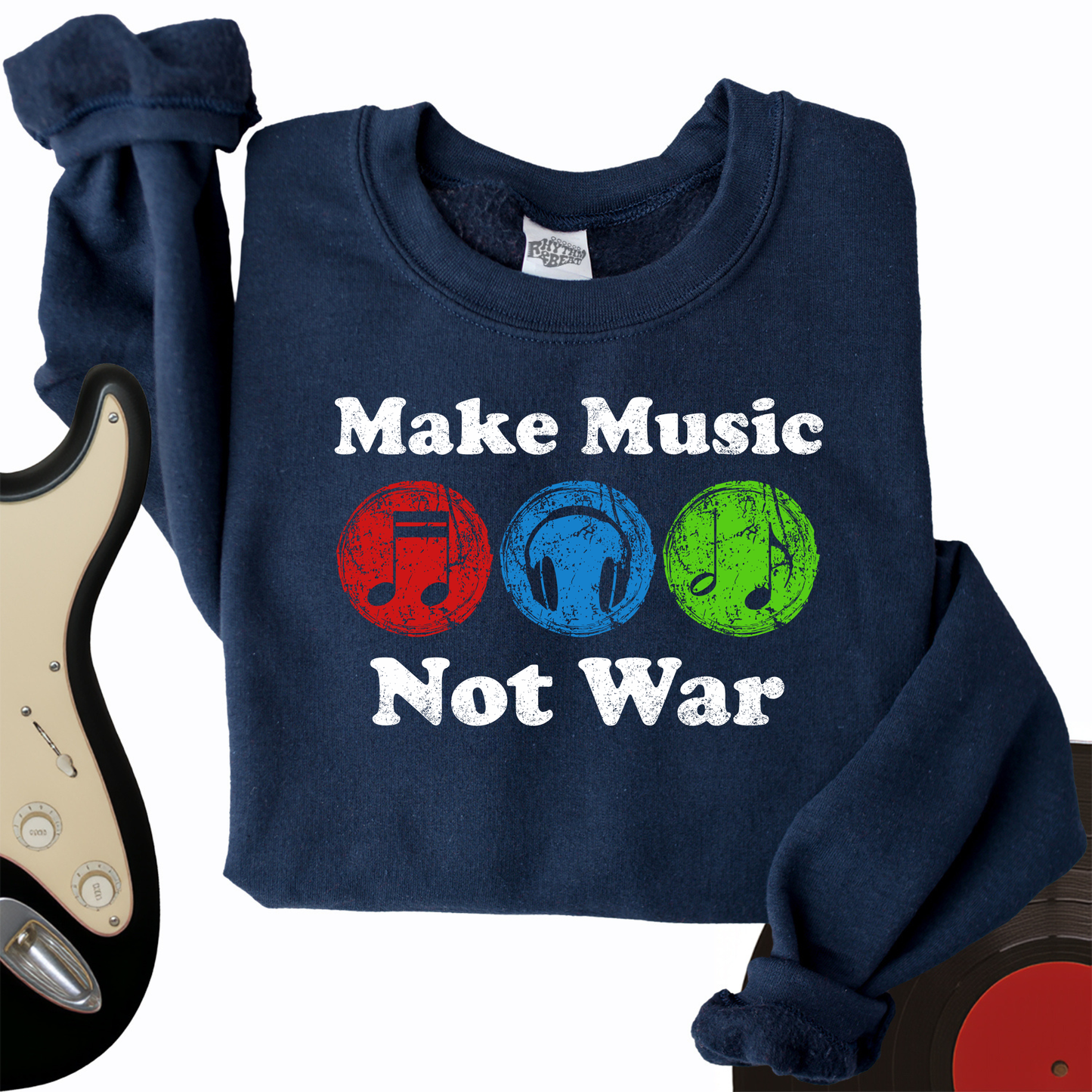 Make Music Dots Crewneck