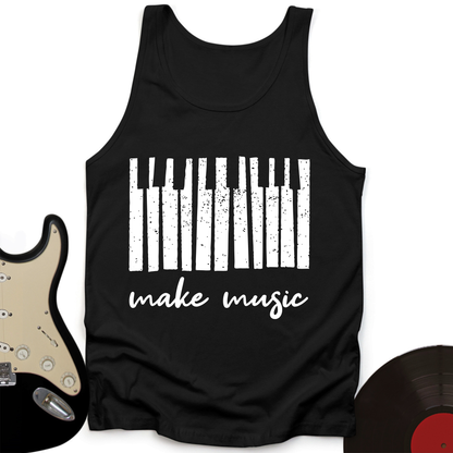 Make Music Piano Tank Top