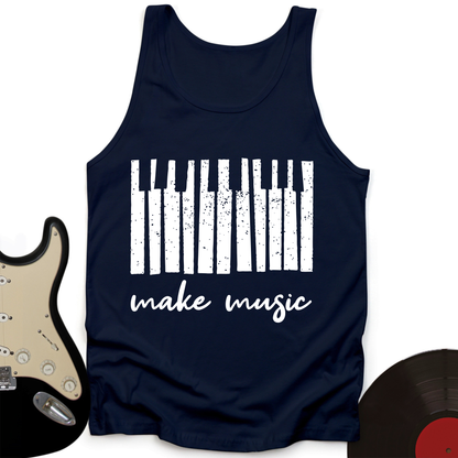 Make Music Piano Tank Top