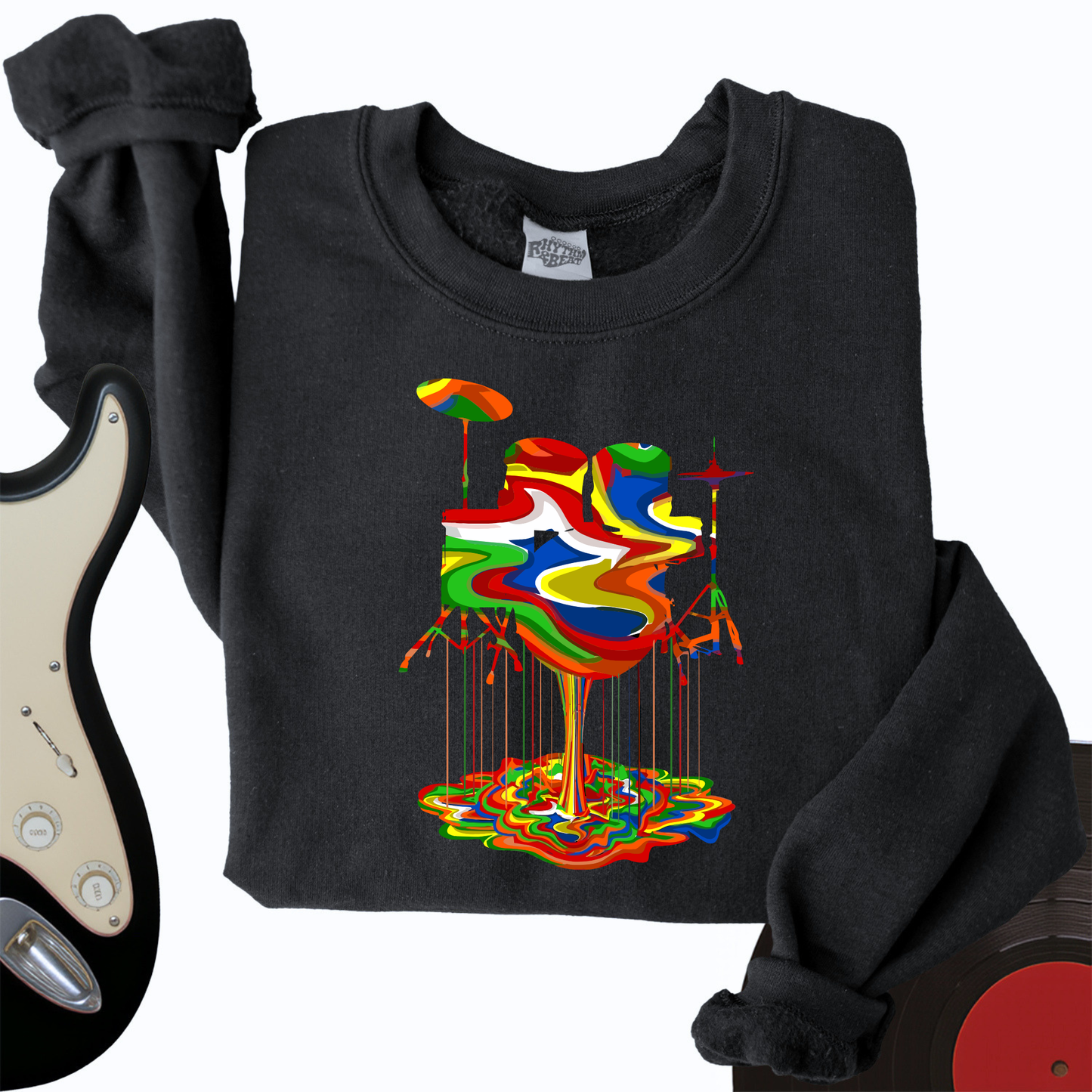 Melting Drums Crewneck