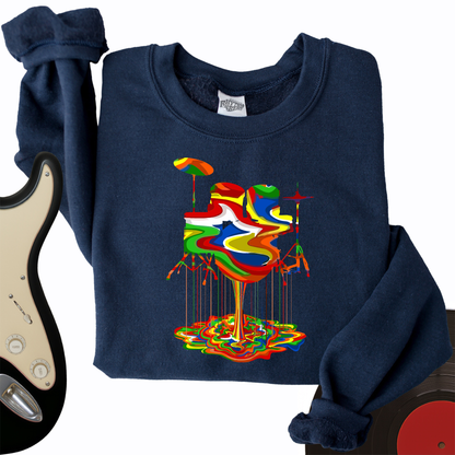 Melting Drums Crewneck