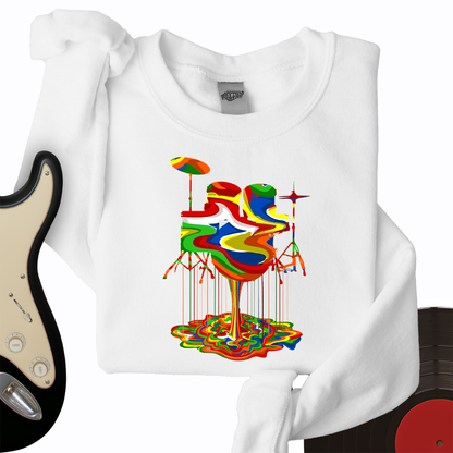Melting Drums Crewneck