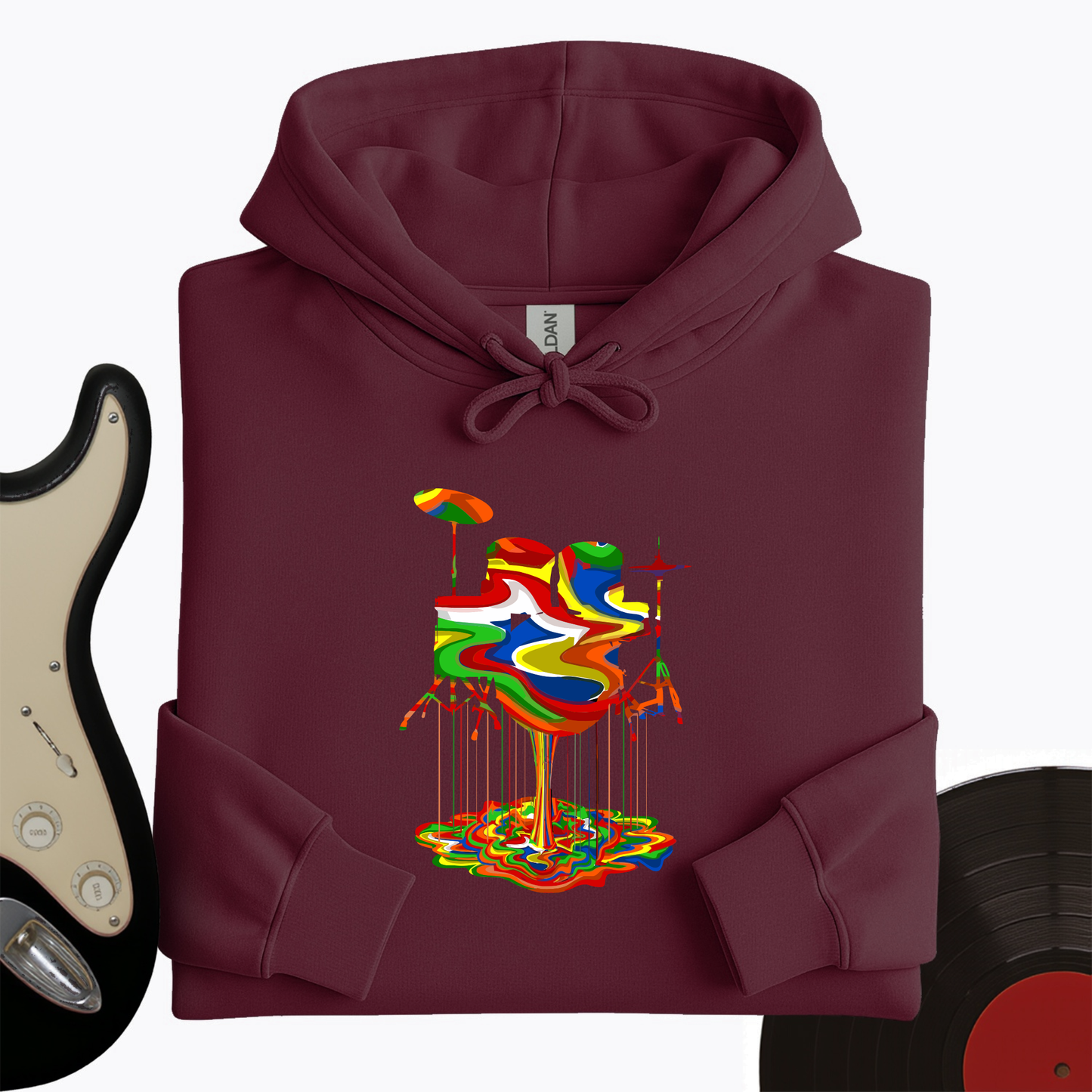 Melting Drums Hoodie