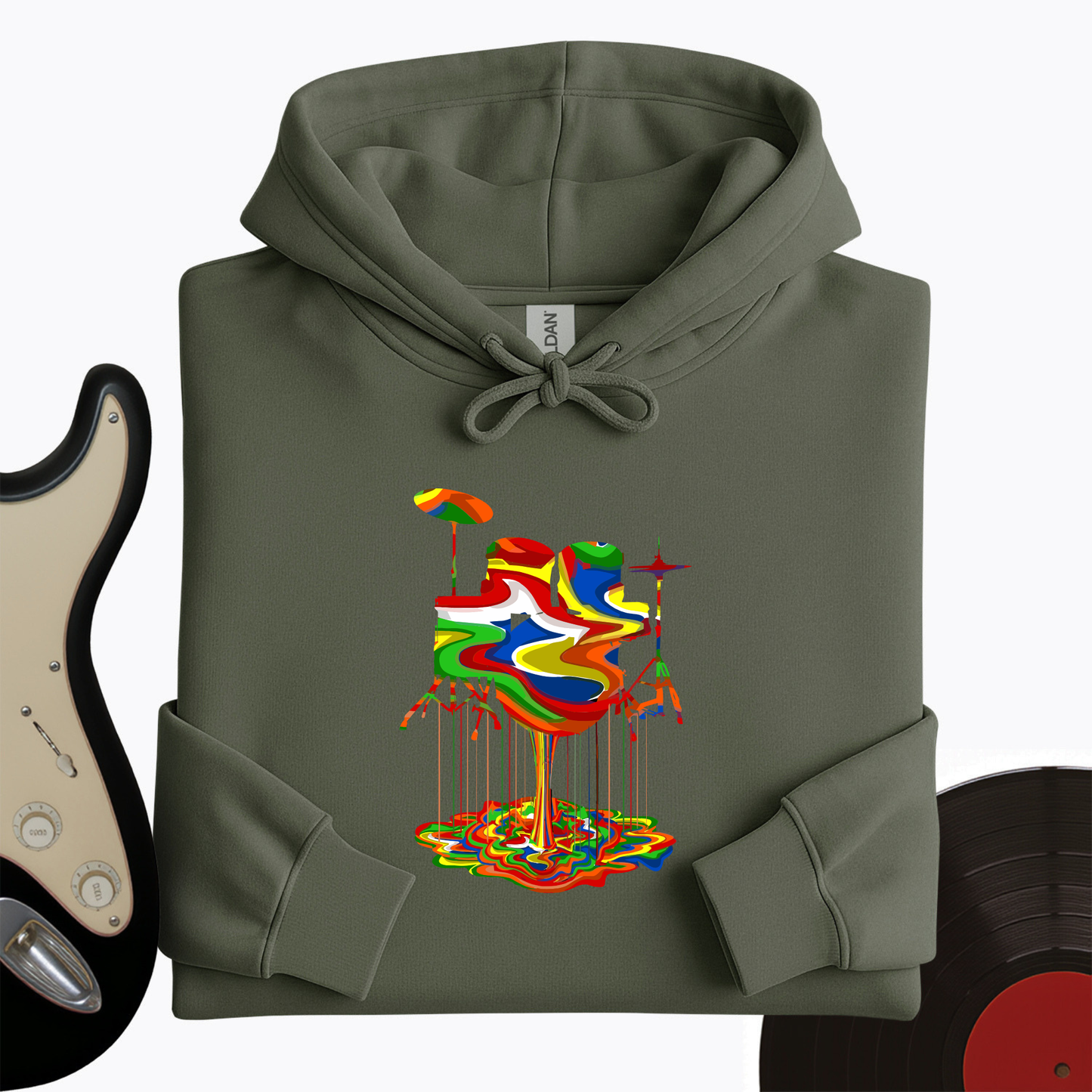 Melting Drums Hoodie