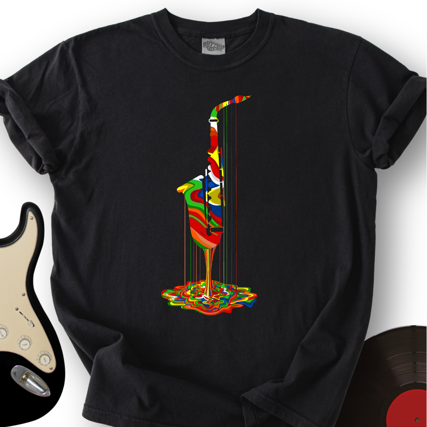 Melting Saxophone T-Shirt