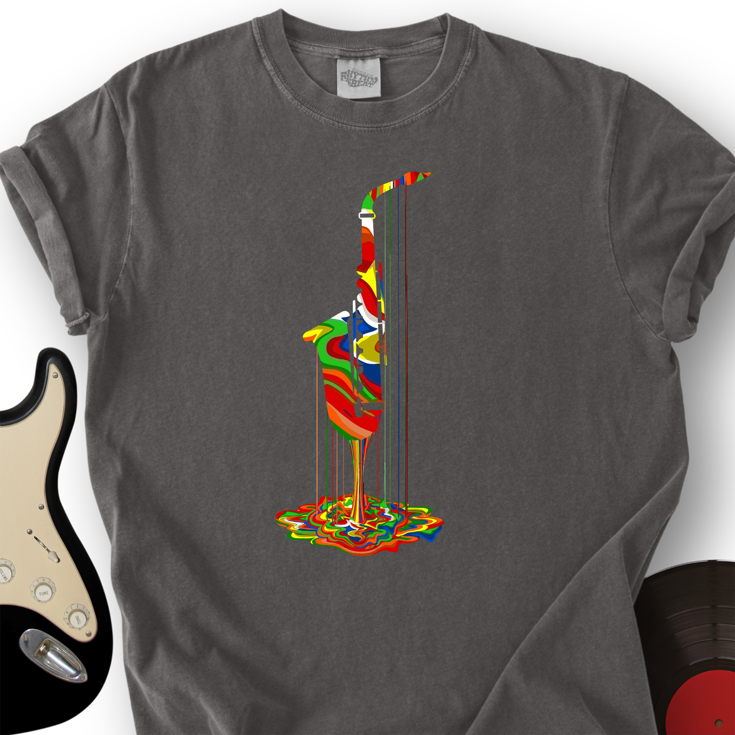 Melting Saxophone T-Shirt