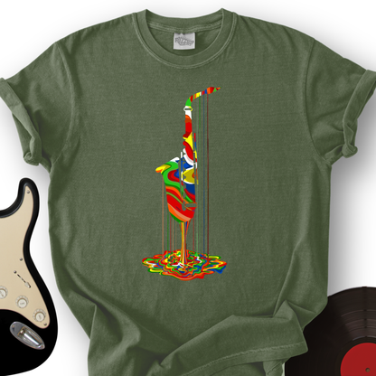 Melting Saxophone T-Shirt