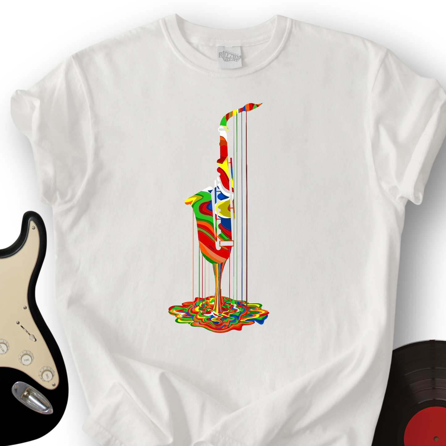Melting Saxophone T-Shirt